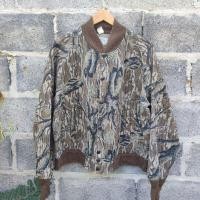 ราคา เสื้อแจ็คเก็ตวินเทจ Mossy Oak Snap Button Real Tree Camo Blouson USA Bomber Jacket Size L (18096584355)