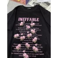 ราคา พร้อมส่ง เสื้อเชิ้ตลำลอง 6 ไซส์ ลายดอกกุหลาบ แขนสั้นคอกลม ญ ช ใส่ได้แฟชั่นสไตล์เกาหลี สวมใส่สบาย (27901432774)