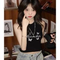 ราคา พร้อมส่ง 100 Cotton เสื้อกล้ามเอวลอย ผ้าคัตคอน นิ่มใส่สบาย เสื้อสายเดี่ยว ลายแฟชั่น เซ็กซี่น่ารัก (26104386689)
