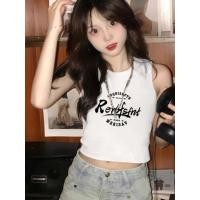 ราคา พร้อมส่ง 100 Cotton เสื้อกล้ามเอวลอย ผ้าคัตคอน นิ่มใส่สบาย เสื้อสายเดี่ยว เซ็กซี่น่ารัก เรียบง่าย (24583022227)