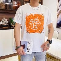ราคา Hermes2024ใหม่ผู้ชายลำลองแขนสั้นเสื้อยืด bottoming เสื้อ ucbl (26756336697)