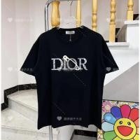 ราคา Dior2024ใหม่ผู้ชายลำลองแขนสั้นเสื้อยืด bottoming jpbv (26256334408)