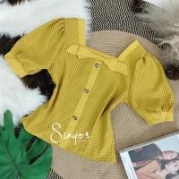ราคา Sinyor รหัส ร143 เสื้อแขนสั้น ผ้านิ่ม ใส่สบาย ราคา 200 บาท ฟรีไซต์อก32 38 นิ้ว ยาว 20 นิ้ว (17827398957)