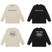 ราคา Guoguo FEAR OF GOD Sob Rock Hoodie นักร้องร่วมพิมพ์เสื้อยืดแขนยาว (29755828624)