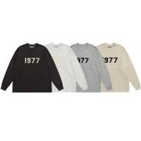 ราคา Fear OF GOD Double Line ESSENTIALS เสื้อยืดแขนยาว Flocking สไตล์ใหม่ 1977 (29305827773)