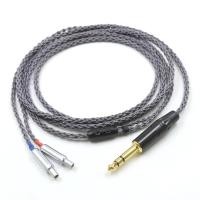 ราคา 6 35 4 pin Xlr 4 4 2 5 มม 3 5 แจ็ค 8 แกนหูฟังสายหูฟังสําหรับ Sennheiser hd 800 s hd800 hd800s (25983841141)