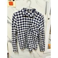 ราคา เสื้อเชิ้ตแขนยาว ลายสก็อต สีดำขาว แบรนด์ H M (24683561175)