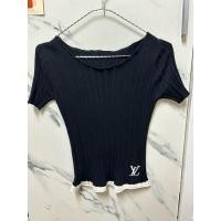 ราคา เสื้อครอปไหมพรม ผ้าร่อง สีดำ (25734069654)