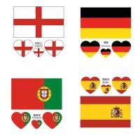 ราคา สติ๊กเกอร์ รอยสัก Sticker Tattoo อังกฤษ เยอรมันนี โปรตุเกส สเปน ยูโร English Germany Spain Portugal (11811710902)