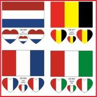 ราคา สติ๊กเกอร์ รอยสัก Sticker Tattoo อิตาลี ฝรั่งเศส เนเธอร์แลน เบลเยี่ยม ยูโร Italy France belgium (28104091108)