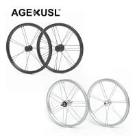 ราคา Agekusl ชุดล้อจักรยาน 1 เป็น 3 ความเร็ว 14H ด้านหลัง 21H 16 นิ้ว 349 ด้านหน้า 74 มม ด้านหลัง 112 มม สําหรับจักรยานพับ Brompton (18691912841)
