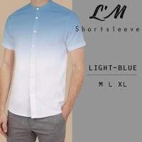 ราคา เสื้อเชิ้ตผู้ชาย เสื้อเชิ้ตแขนสั้นคอจีน ไล่สี (4483098296)