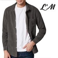 ราคา LM mens style shirt เสื้อเชิ้ตผู้ชาย ผ้าลูกฟูก สไตล์เกาหลี (28100664403)