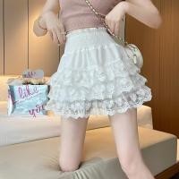ราคา กระโปรงสั้น เอวสูง ทรงเอ แต่งลูกไม้ สีขาว แฟชั่นฤดูร้อน สไตล์บัลเล่ต์ สําหรับผู้หญิง 2024 (21187483219)