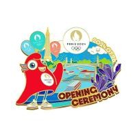 ราคา ป้ายพิธีเปิดมาสคอตโอลิมปิกปารีส2024ของแท้เข็มกลัด Frey ของที่ระลึกจำนวนจำกัด (29856413058)