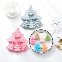 ราคา 3ที่แตกต่างกันต้นคริสต์มาสเทศกาลอบแม่พิมพ์เค้กซิลิโคนวุ้นเทียนช็อคโกแลตแม่พิมพ์ซิลิโคน (26106411998)