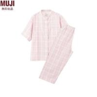 ราคา muji เสื้อ MUJI ผ้าฝ้าย seersucker แขนสั้น MUJI ชุดนอนผ้าฝ้าย MUJI ชุดเลานจ์ชุดนอน (29256026073)