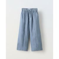 ราคา Striaght linen pants ZARA ไม่มีเชือกนะคะ (25102644825)