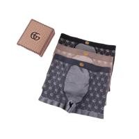 ราคา กุชชี่ Gucci กางเกงในผู้ชายไร้ตะเข็บขาสั้น1 กล่อง3ตัวสินค้าพร้อมส่ง (22166260843)