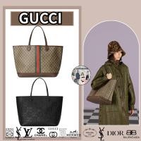 ราคา Gucci GG กระเป๋าถือสุภาพสตรีขนาดใหญ่ไหล่ Messenger Bag (29903000590)