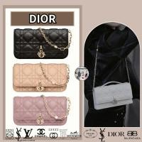 ราคา LADY DIOR ผู้หญิงแท้ ลดภาษี กระเป๋าใส่มือถือ กระเป๋าสะพาย Messenger bag (29303000754)