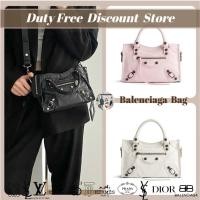 ราคา กระเป๋ามินิ Lambskin สีขาว Balenciaga Le City Storico กระเป๋าสะพาย กระเป๋าถือ กระเป๋าสะพายข้างผู้หญิง 806395 (29005093286)