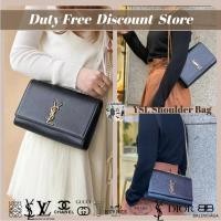 ราคา YSL Yves Saint Laurent KATE กระเป๋าแป้งขนาดกลาง กระเป๋าใส่โทรศัพท์มือถือ กระเป๋าสร้อยคอ กระเป๋า Crossbody 364021 (28006195866)