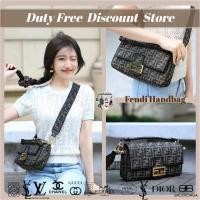 ราคา กระเป๋าถือ Fendi กระเป๋าสะพาย กระเป๋าถือ กระเป๋า Crossbody สายสะพายถอดออกได้ 8BR600 (26204813651)