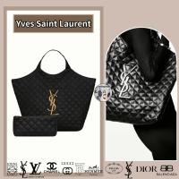 ราคา YSL Hot Stamping Lamb กระเป๋าช้อปปิ้ง Saint Laurent ICARE XL ของแท้ 100 (26102845215)