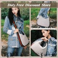 ราคา Gucci Attace Series Medium Handbag กระเป๋า Crossbody สายคล้องไหล่แบบถอดได้ กระเป๋าดวงจันทร์ กระเป๋าสะพาย (26006608179)