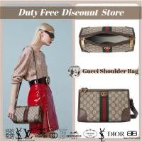 ราคา กระเป๋า Gucci Ophidia GG Messenger กระเป๋าสะพาย กระเป๋าสะพาย Crossbody Clutch Bag Unisex 752581 (25983278784)