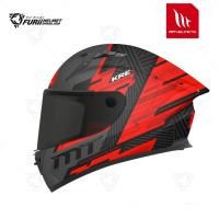 ราคา หมวกกันน็อค MT FF103PLUSC KRE CARBON BRUSH E5 GLOSS RED (25963165331)