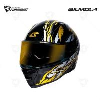ราคา หมวกกันน็อคเต็มใบ Bilmola defender toxin silver gold (24863171455)