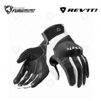 ราคา ถุงมือสำหรับขับขี่มอเตอร์ไซค์ Rev it Gloves Mosca Black White (24763921113)