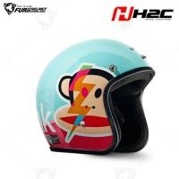 ราคา หมวกกันน็อค H2C PAUL FRANK BLUE Free Size (23288783185)
