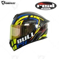 ราคา หมวกกันน็อค Real Thunder Toro OX Black Grey Acidyellow (22562072595)