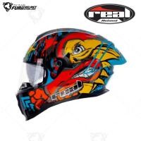 ราคา หมวกกันน็อค Real Falcon Raging Black Blue Yellow (21495619278)