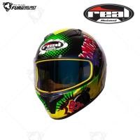 ราคา หมวกกันน็อค Real Raptor Comics Yellow Black มีตำหนิตรงขอบยางหมวก (21486697526)