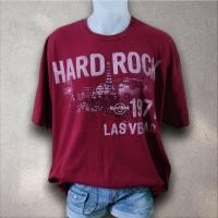 ราคา เสื้อยืดมือสองสีแดงเลือดหมู Hard Rock Cafe Barcelona (28406454032)