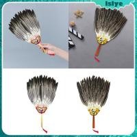 ราคา Lslye พัดลมขนนกจีนของสะสมของขวัญขนนกแบบดั ้ งเดิมมือถือ (28502062435)