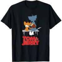 ราคา เสื้อยืดคอกลม แขนสั้น ผ้าฝ้าย 100 พิมพ์ลายการ์ตูน Tom and jerry Tom and jerry สไตล์คลาสสิก สําหรับผู้ชายS 5XL (22716793594)