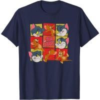 ราคา เสื้อยืดคอกลม แขนสั้น ผ้าฝ้าย 100 พิมพ์ลายการ์ตูน Tom and jerry Tom and jerry สไตล์คลาสสิก สําหรับผู้ชายS 5XL (21570666900)