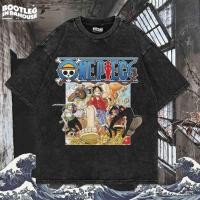 ราคา เสื้อยืดผ้าฝ้ายCOTTON เสื้อยืด พิมพ์ลาย One PIECE OVERSIZE WASHING VINTAGE เสื้อยืด โอเวอร์ไซส์ เสื้อยืด ขนาดใหญ่ (20849786282)