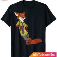 ราคา เสื้อยืดคอกลม แขนสั้น ผ้าฝ้าย 100 พิมพ์ลายการ์ตูนสัตว์ Crazy Animal City Zootopia Zootopia Judy Rabbit Red Fox Sloth สํ (20670729770)
