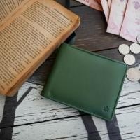 ราคา กระเป๋าเงินถูกโฉลก ดูดทรัพย์ กระเป๋าเงินหนังแท้ใบสั้นรุ่นถุงเงิน สีเขียว (1282865829)