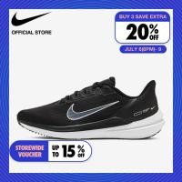 ราคา Nike Men s AIR Winflo 9 Road Running Shoes Black ไนกี้ รองเท้าวิ่งโร้ดรันนิ่งผู้ชาย AIR Winflo 9 สีดำ (27854663526)