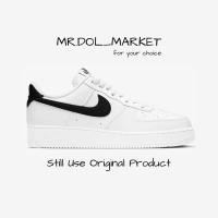 ราคา ของแท้ 100 Nike Air Force 1 Low White and Black Sneakers (26704659559)