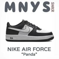 ราคา ของแท้100 NIKE AIR FORCE 1 AF1 black and white panda Sneakers (22464724284)
