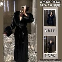 ราคา Zhien Cai วาล์วลูกสาวขนสัตว์ Cuff Coat Plus ขนาดเสื้อผ้าผู้หญิงเอวแคบ Slimmer ดูเสื้อ ins แฟชั่น All Match Chanel (27004586233)