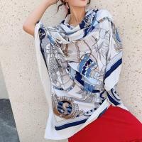 ราคา ผ้าพันคอลายสวยงาม ผ้าคลุมไหล่ลายสวยงาม ผ้าพันคอกันหนาว (26756710798)